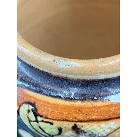 Vintage Mexico Small Clay Vase Man on Siesta 2.5" - Picture 6 of 8